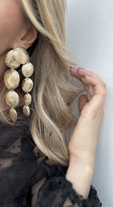 Сережки Tierra Luna “Hammered Gold”
