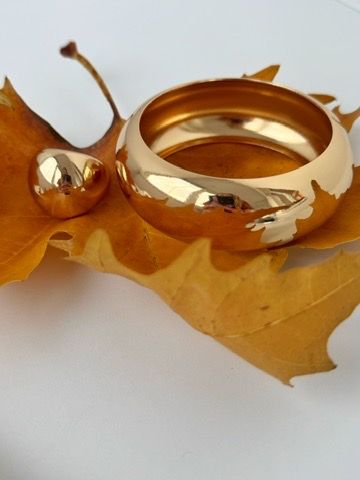Набір прикрас Tierra Luna "Liquid Gold Bracelet & Ring Set" (браслет та каблучка)