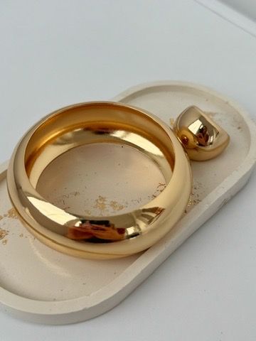 Набір прикрас Tierra Luna "Liquid Gold Bracelet & Ring Set" (браслет та каблучка)