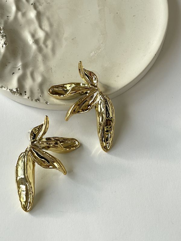 Сережки Tierra Luna “Tender Gold Leaf”