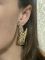 Сережки Tierra Luna “Twisted Hammered Gold”