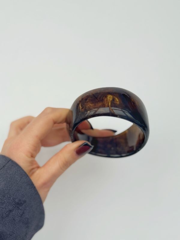 Браслет Tierra Luna "Dark Marble Resin"