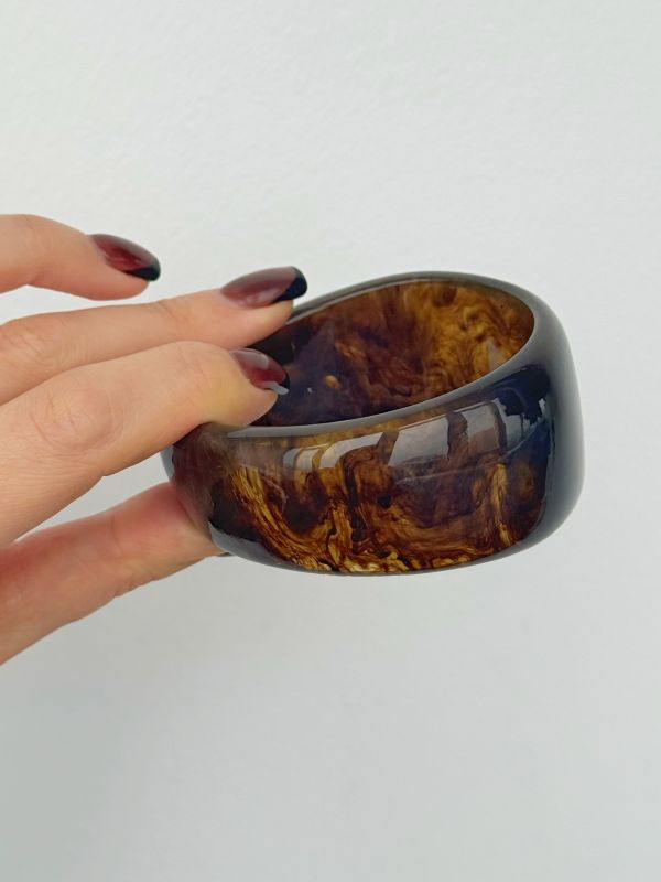Браслет Tierra Luna "Dark Marble Resin"