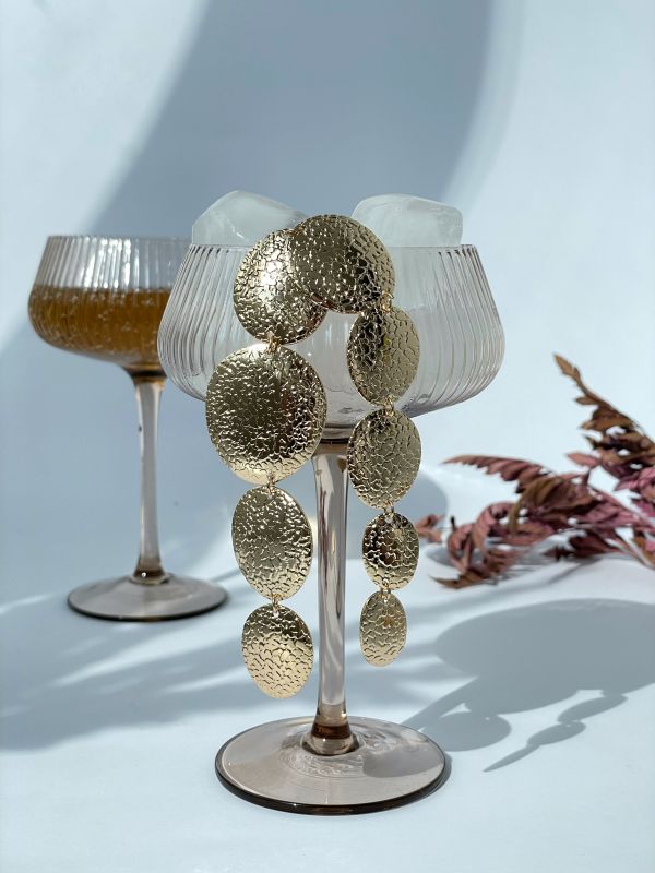 Сережки Tierra Luna “Hammered Gold”
