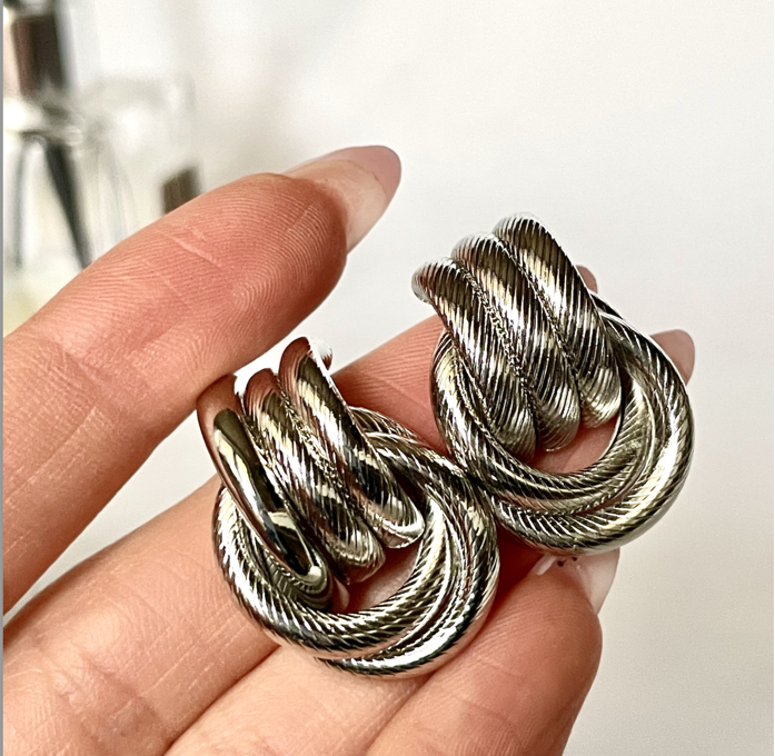 Сережки Tierra Luna “Silver Urban Knot”