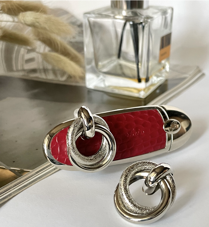 Сережки Tierra Luna “Silver Double Circle”