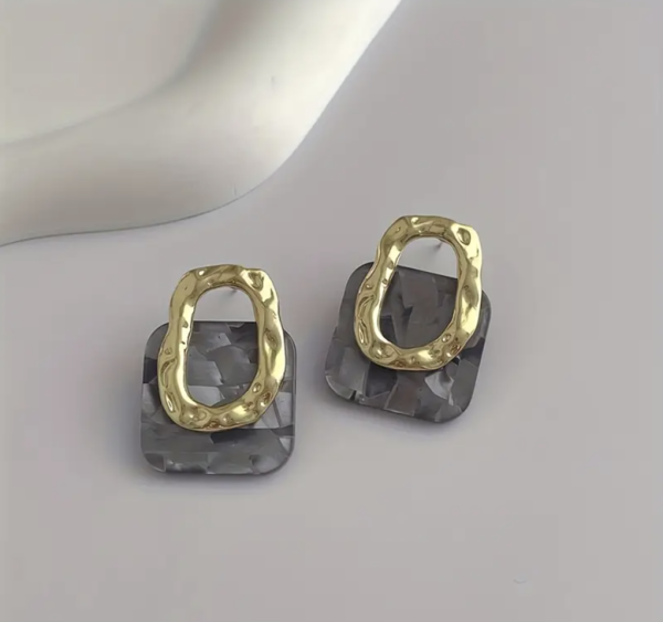 Сережки Tierra Luna "Golden Silhouette"