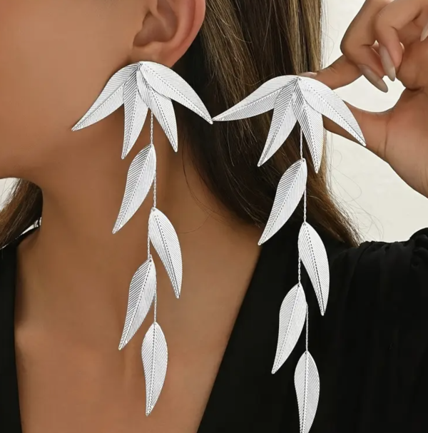 Сережки Tierra Luna “Silver leaf”