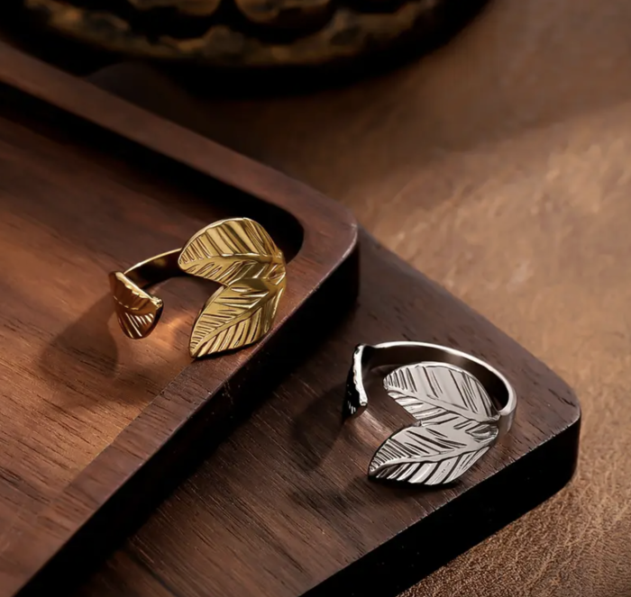 Каблучка Tierra Luna "Golden Nature Ring"