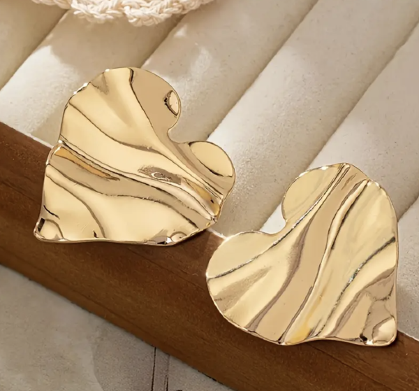 Сережки Tierra Luna “Golden Heart Shine”