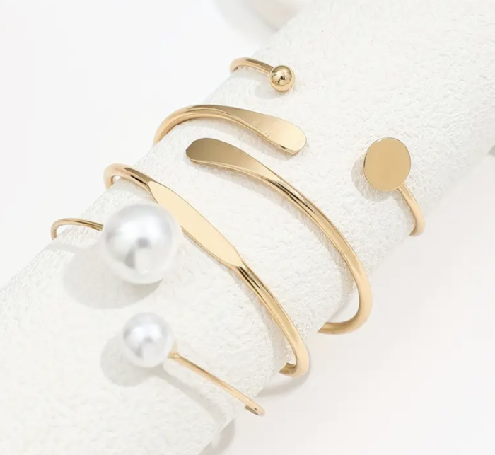 Браслети Tierra Luna "Pearl Accent Bracelet Set"