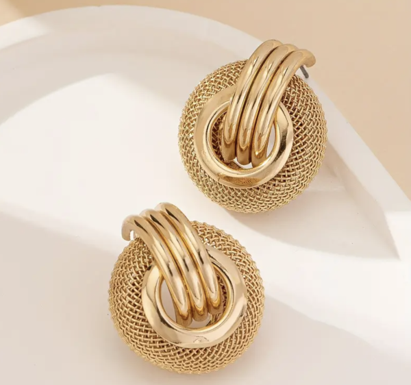Сережки Tierra Luna “Mesh Luxe”