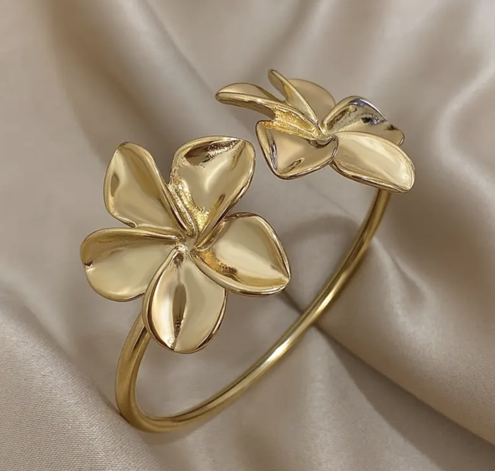 Браслет Tierra Luna “Smooth Flower Gold”