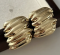Сережки Tierra Luna “Gold Chunky Ripple”