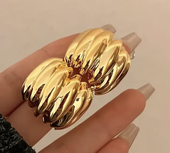 Сережки Tierra Luna “Gold Chunky Ripple”