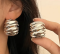 Сережки Tierra Luna “Silver Chunky Ripple”