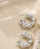 Сережки Tierra Luna “Braided Silver Acrylic”