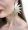 Сережки Tierra Luna “Gold Feather Fan”