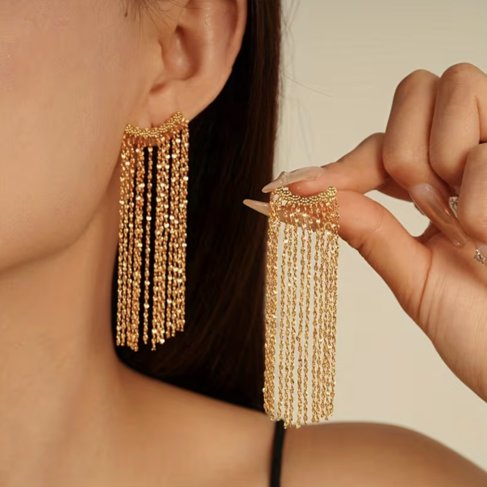 Сережки Tierra Luna “Glam Fringe Dangle”