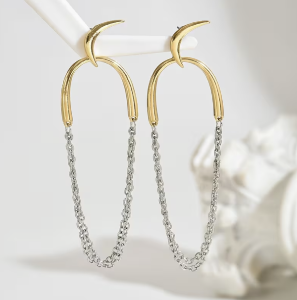 Сережки Tierra Luna “Bicolor Glam”