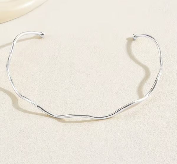 Намисто Tierra Luna "Silver Smooth Wave"