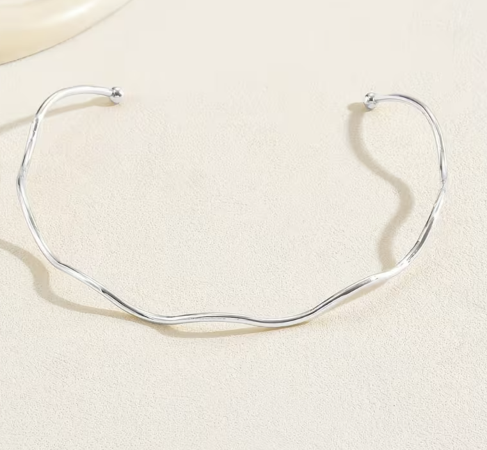 Намисто Tierra Luna "Silver Smooth Wave"