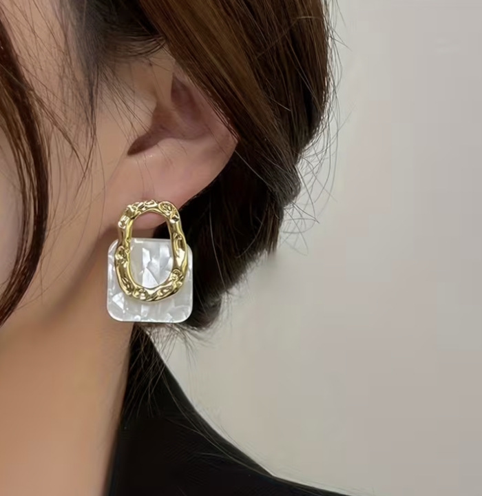 Сережки Tierra Luna “White Silhouette”