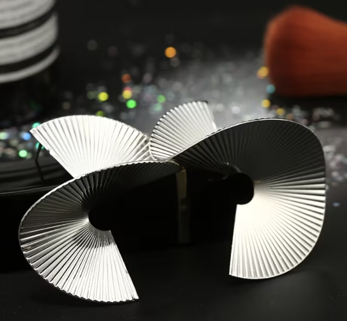 Сережки Tierra Luna “Silver Art Deco Folded”