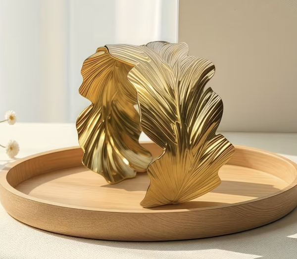 Браслет Tierra Luna "Sculpted Leaf Gold"