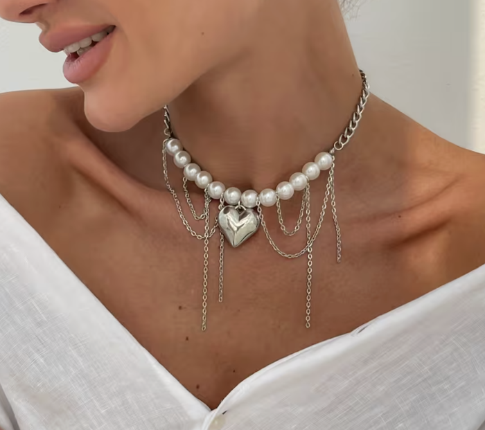 Намисто Tierra Luna "Urban Pearl Heart"