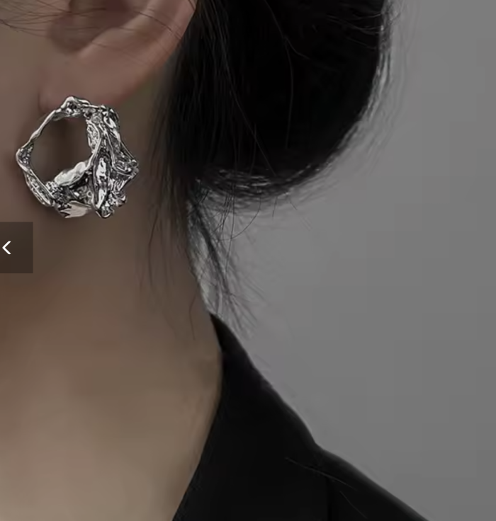 Сережки Tierra Luna "Contemporary Sculpted Silver"