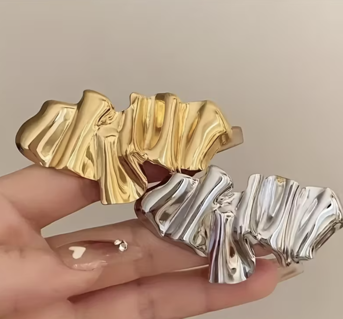 Брошка Tierra Luna "Wavy Gold Brooch"