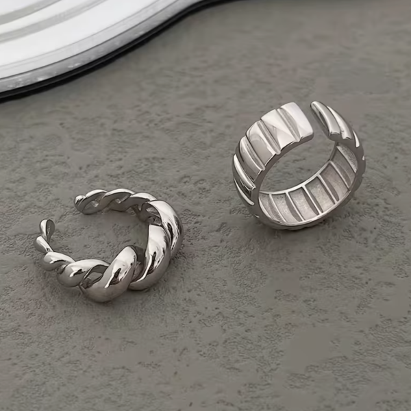 Каблучки Tierra Luna "Twisted Ridge Silver Ring Set"
