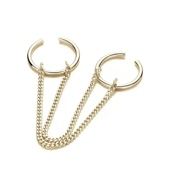 Каблучка Tierra Luna "Double Gold Ring Chain"