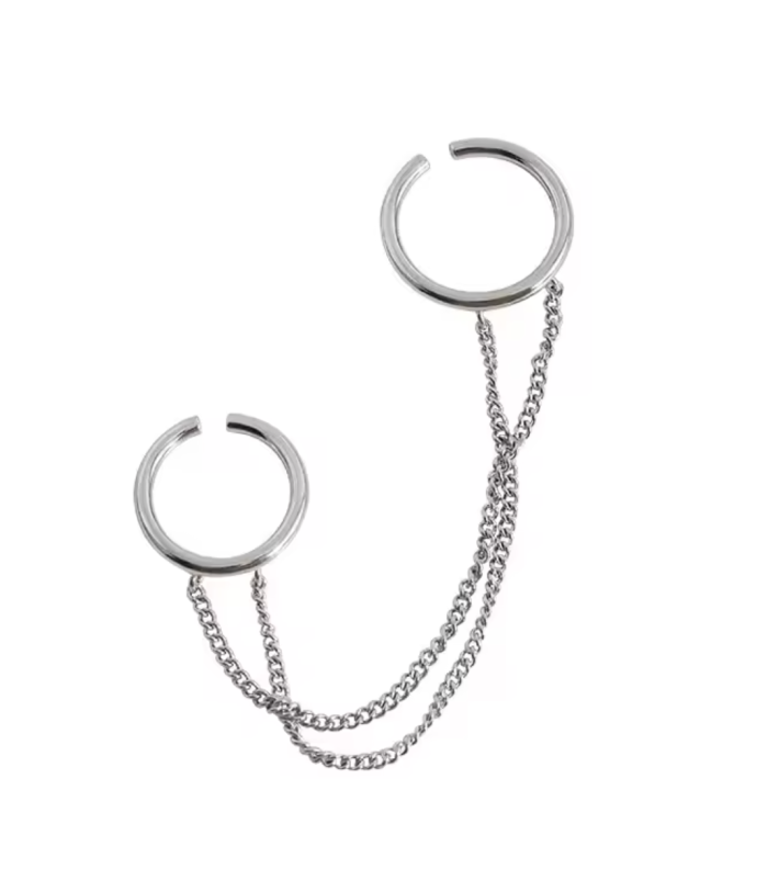 Каблучка Tierra Luna "Double Silver Ring Chain"