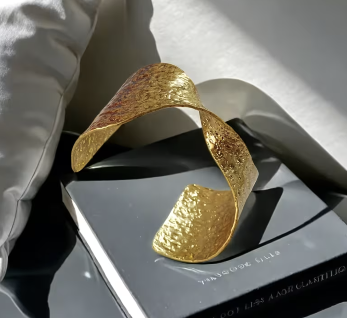Браслет Tierra Luna "Floral Texture Gold"