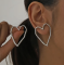 Сережки Tierra Luna “Big Silver Hearts”