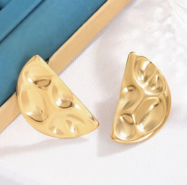 Сережки Tierra Luna "Gold Half Moon"