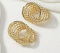 Сережки Tierra Luna "Gold Circular Rope"