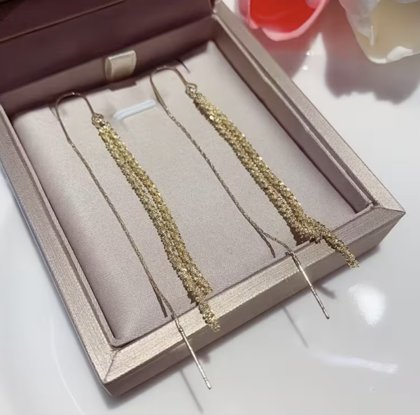 Сережки Tierra Luna “Gold Shiny Chain”