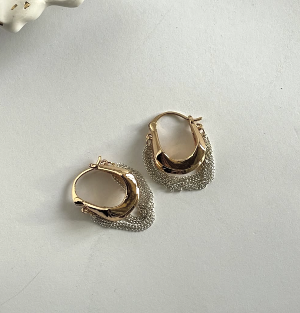 Сережки Tierra Luna "Sleek Chain"