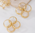 Сережки Tierra Luna "Gold Linked Circles"