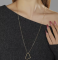 Намисто Tierra Luna "Golden Contour Heart"