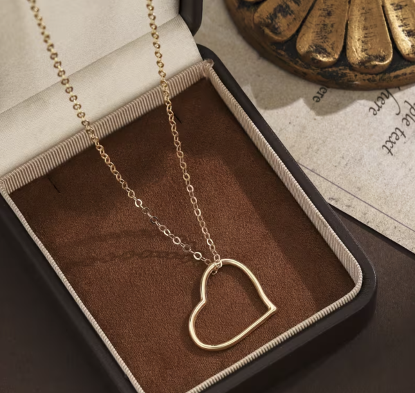Намисто Tierra Luna "Golden Contour Heart"