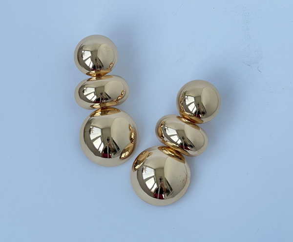 Сережки Tierra Luna “Golden Sphere Cascade”