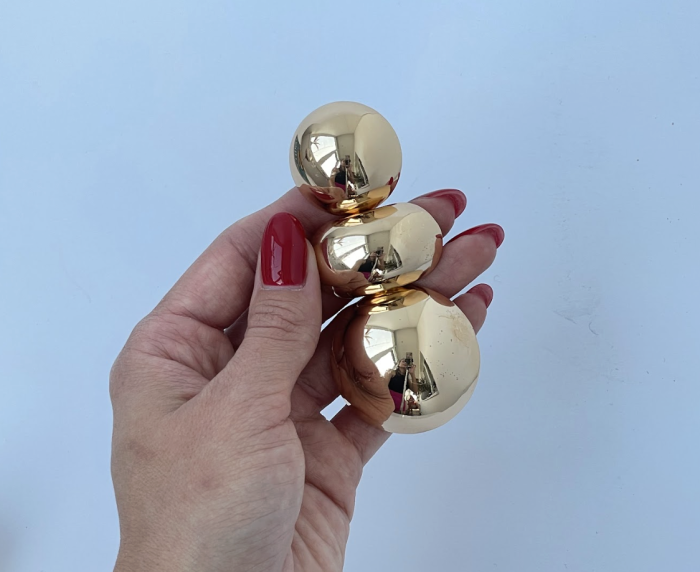 Сережки Tierra Luna “Golden Sphere Cascade”