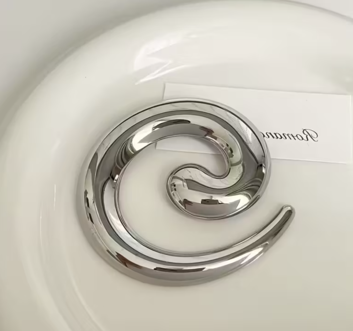 Брошка Tierra Luna "Silver Tornado"