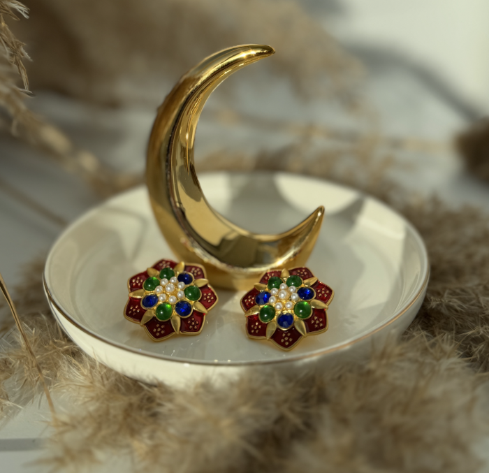 Сережки Tierra Luna “Vintage Garden Bloom”