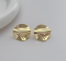 Сережки Tierra Luna "Gold Abstract Mirror"
