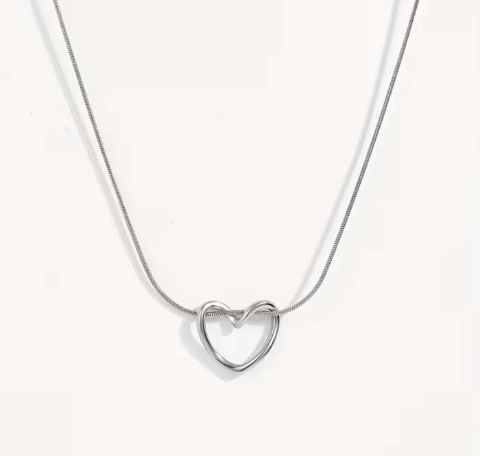 Намисто Tierra Luna "Silver Empty Heart"